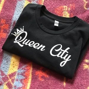 Queen City Charlotte North Carolina Crop Top
